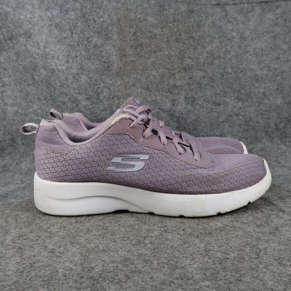 Skechers Shoes Women 9.5 Athletic Trainer Casual Sneaker Comfort Walk Run Purple - Picture 1 of 13